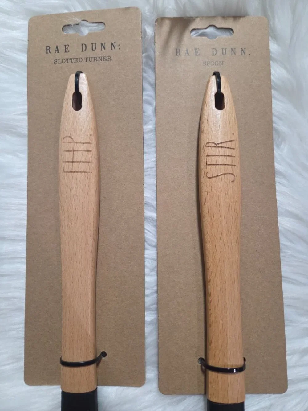 Rae Dunn Slotted Turner & Spoon Set